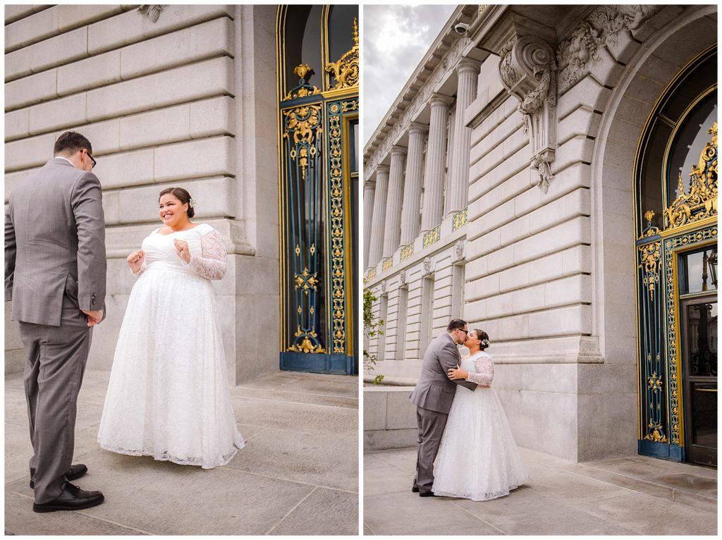 San Francisco City Hall Wedding Caili Chung Photography
