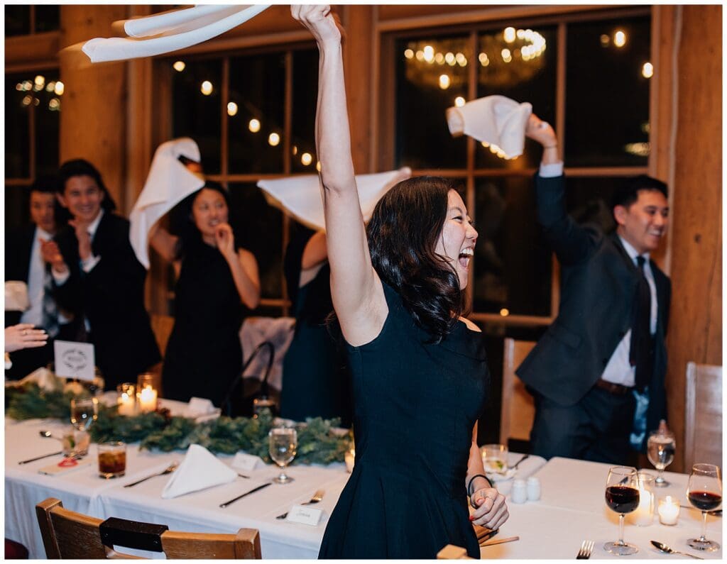 Winter Snowy Ski Resort Wedding Snowbasin Needles Caili Chung January