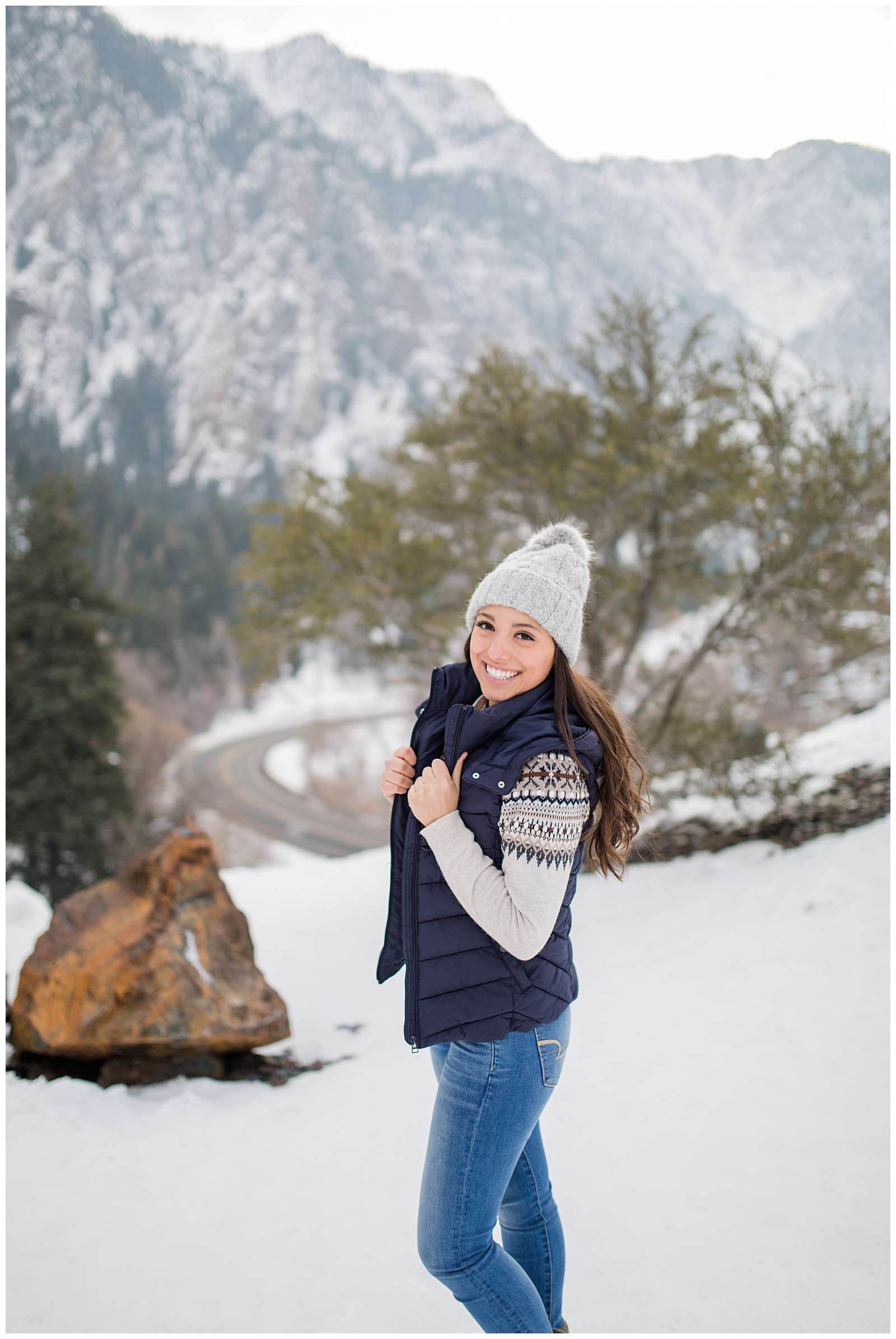 Big Cottonwood Canyon Senior Utah Photography