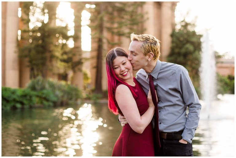 Alex & Ashley's Engagement Session at Palace of Fine Arts