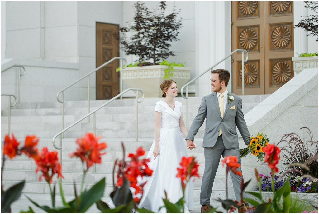 Bountiful Temple LDS Mormon Wedding Caili Chung Photography