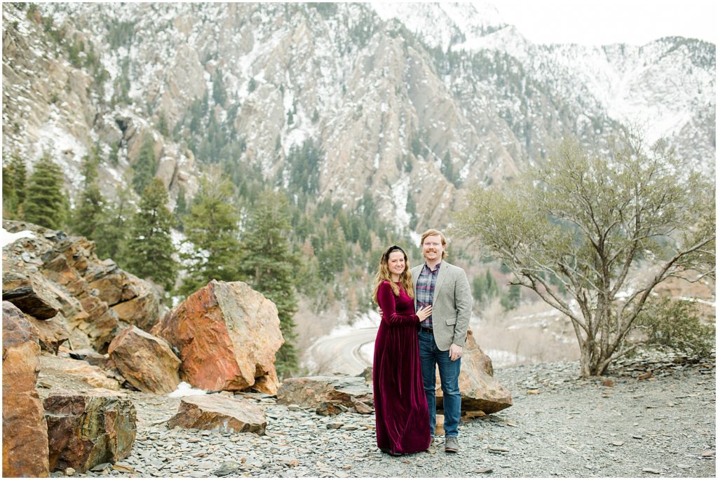 Big Cottonwood Canyon Engagement Utah Caili Chung Photography