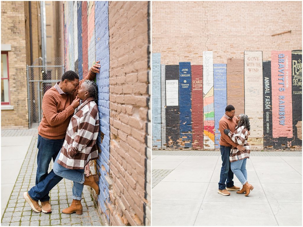 Downtown Salt Lake City Engagement Photography Exchange Place