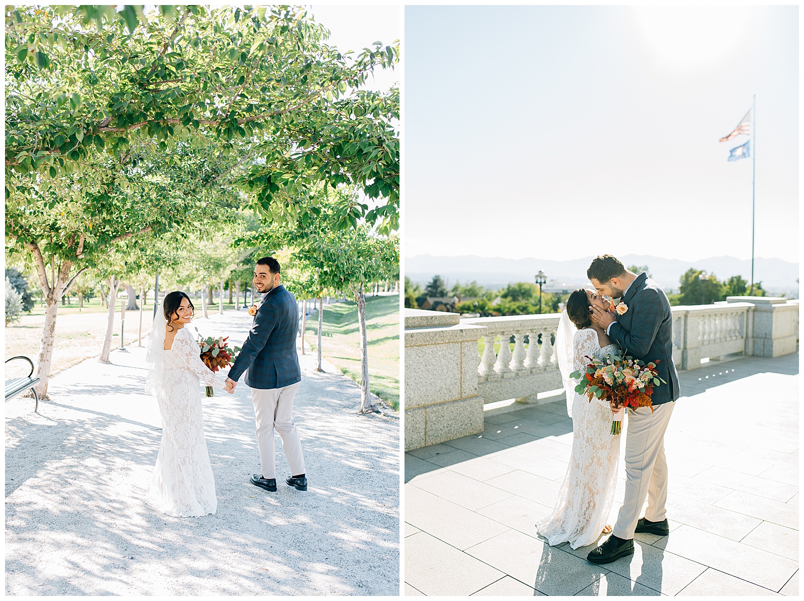 Salt Lake City Capitol Utah Wedding Caili Chung