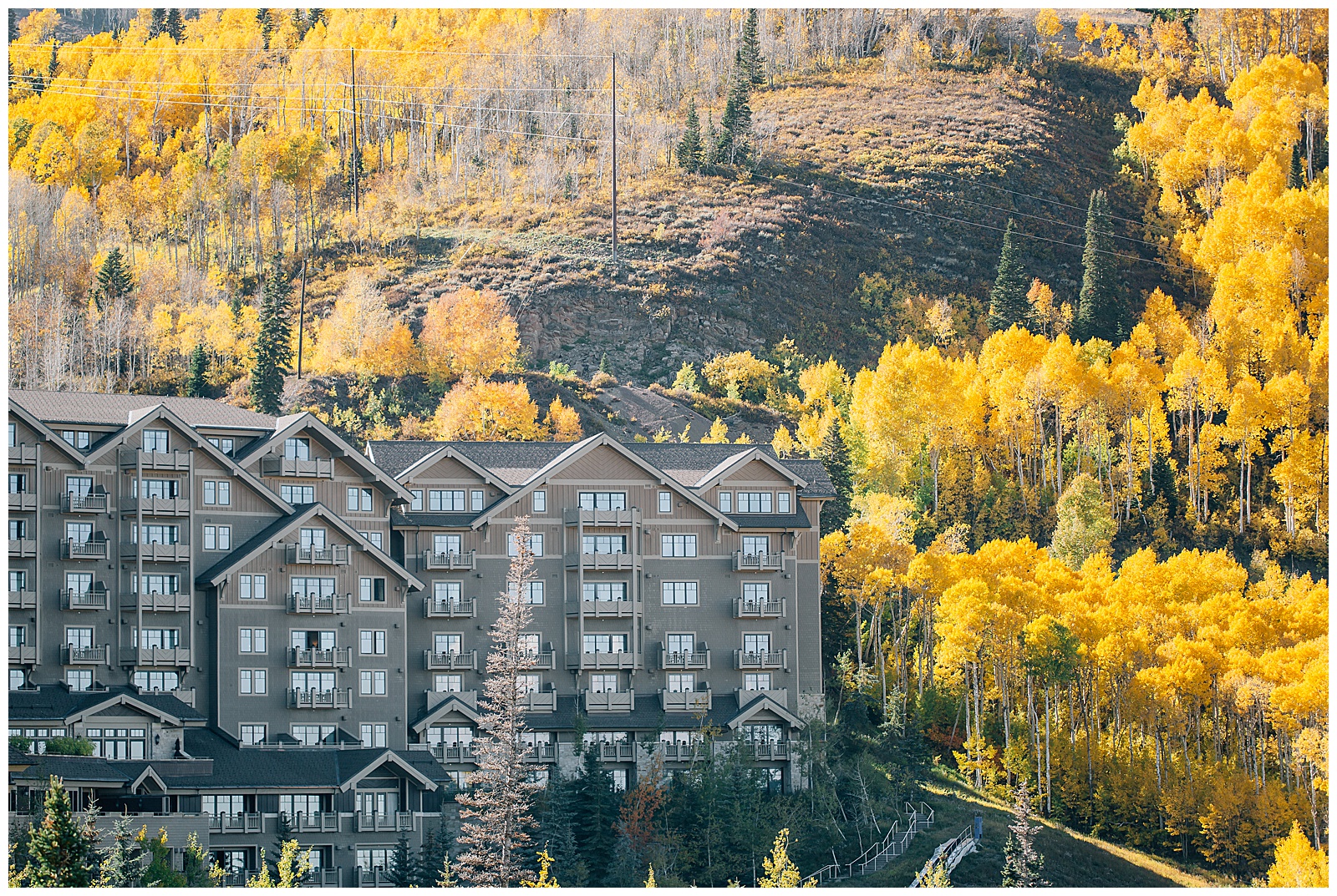 Montage Deer Valley Wedding Fall Caili Chung