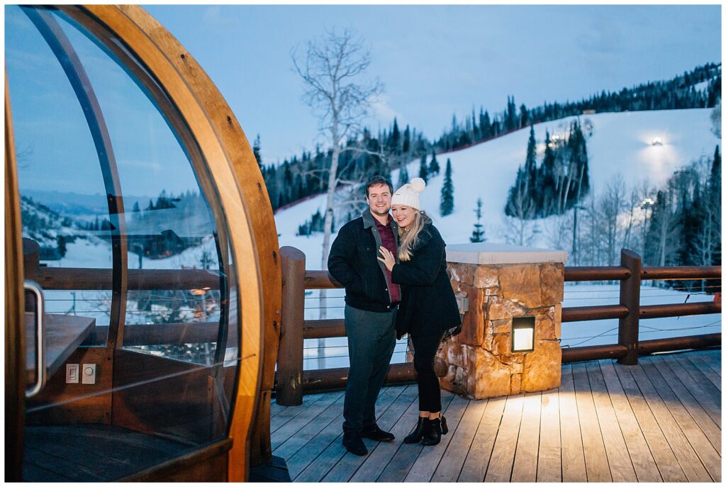 Stein Eriksen Deer Valley Park City Winter Proposal Mountain