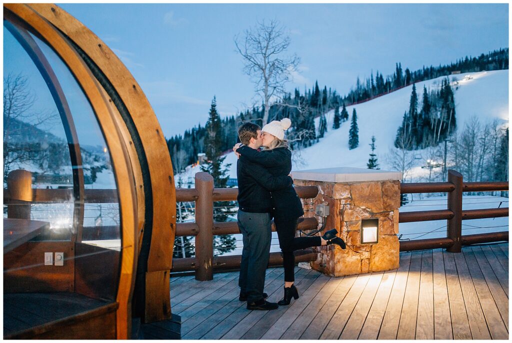 Stein Eriksen Deer Valley Park City Winter Proposal Mountain