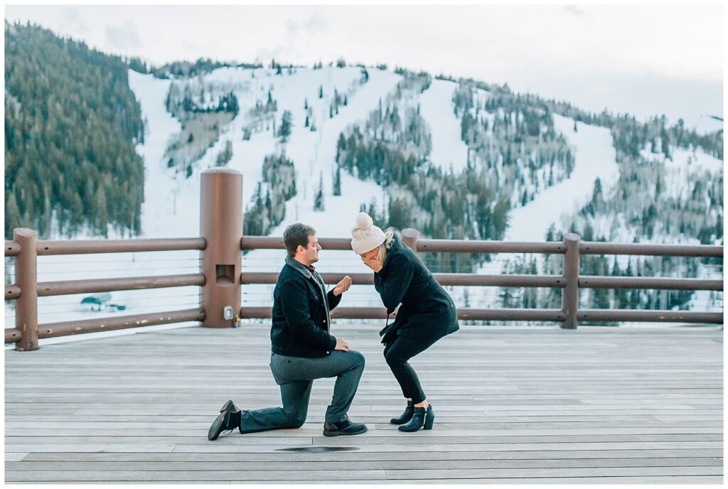 Stein Eriksen Deer Valley Park City Winter Proposal Mountain