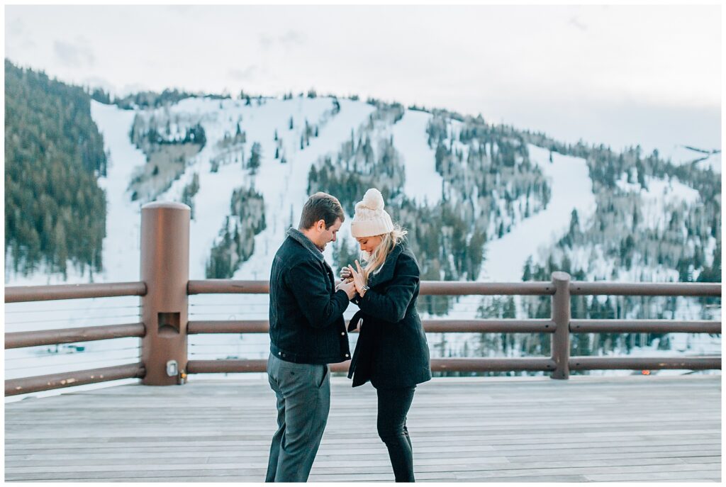 Stein Eriksen Deer Valley Park City Winter Proposal Mountain