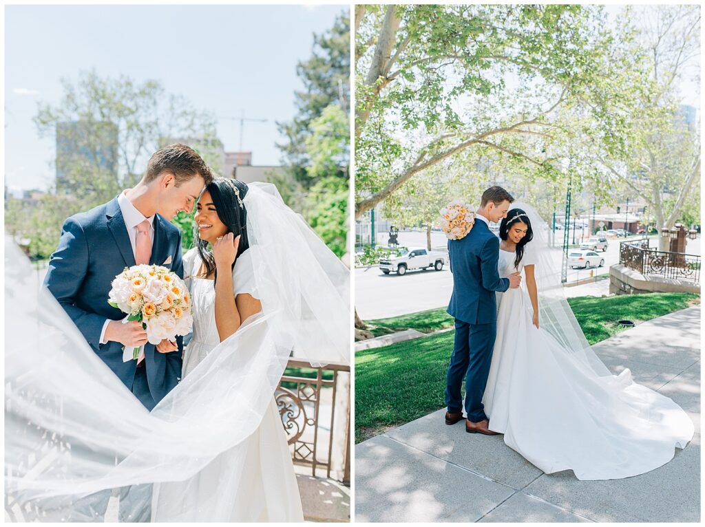 Cathedral of the Madeleine Catholic Salt Lake City Utah Wedding Caili Chung Photography