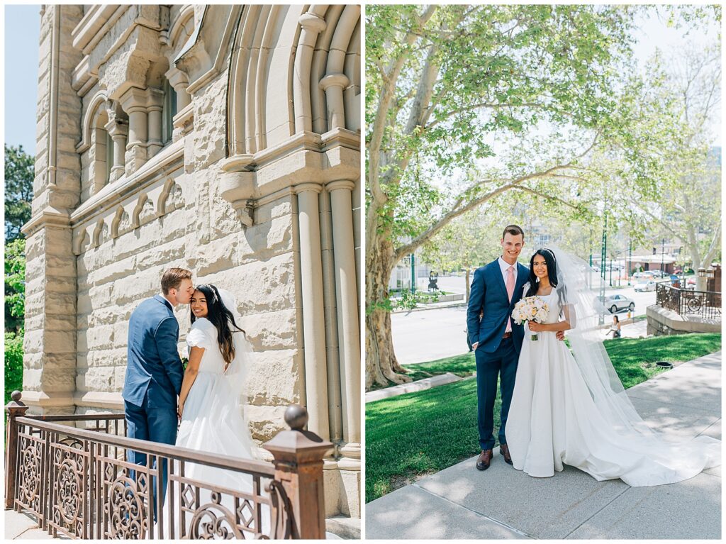 Cathedral of the Madeleine Catholic Salt Lake City Utah Wedding Caili Chung Photography