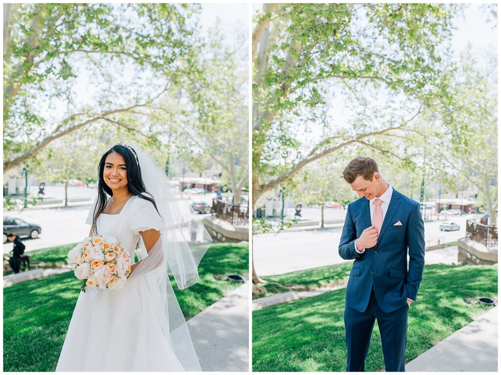 Cathedral of the Madeleine Catholic Salt Lake City Utah Wedding Caili Chung Photography