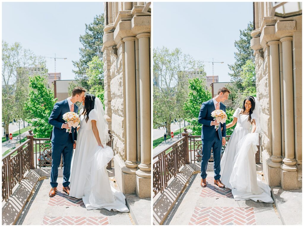 Cathedral of the Madeleine Catholic Salt Lake City Utah Wedding Caili Chung Photography