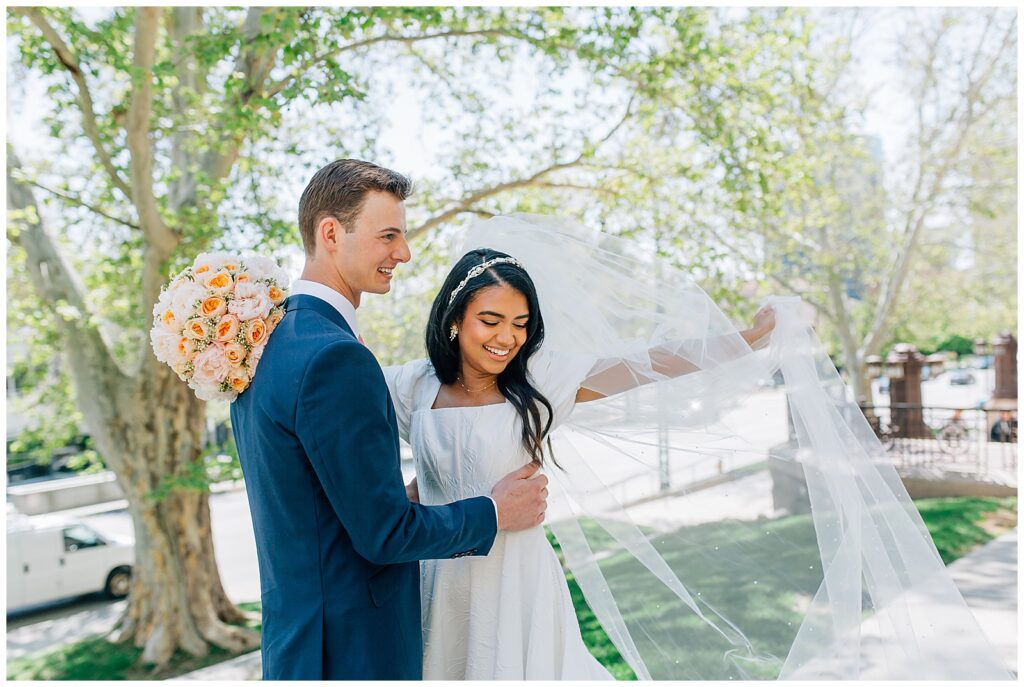 Cathedral of the Madeleine Catholic Salt Lake City Utah Wedding Caili Chung Photography