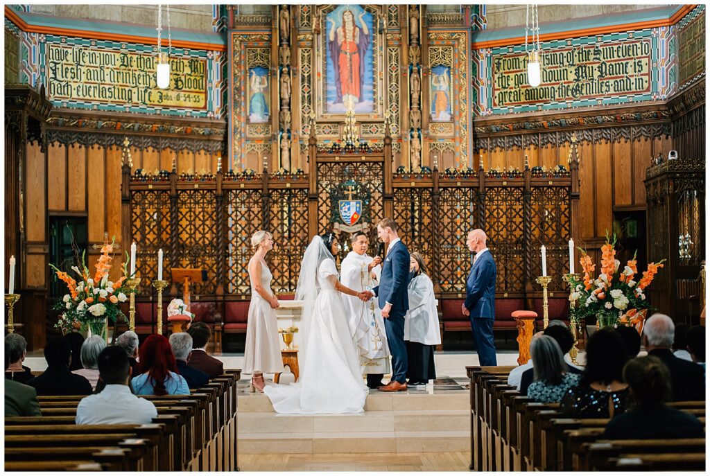 Cathedral of the Madeleine Catholic Salt Lake City Utah Wedding Caili Chung Photography