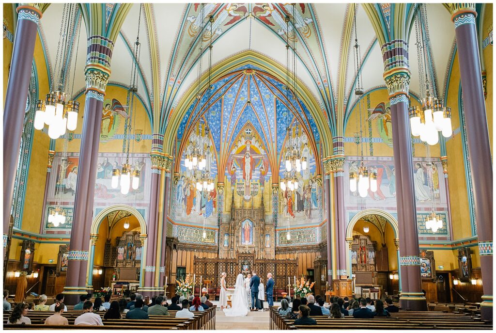 Cathedral of the Madeleine Catholic Salt Lake City Utah Wedding Caili Chung Photography