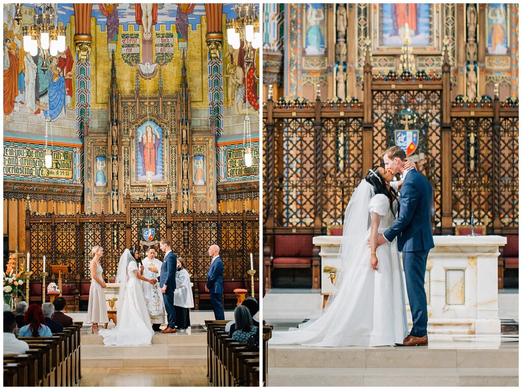 Cathedral of the Madeleine Catholic Salt Lake City Utah Wedding Caili Chung Photography