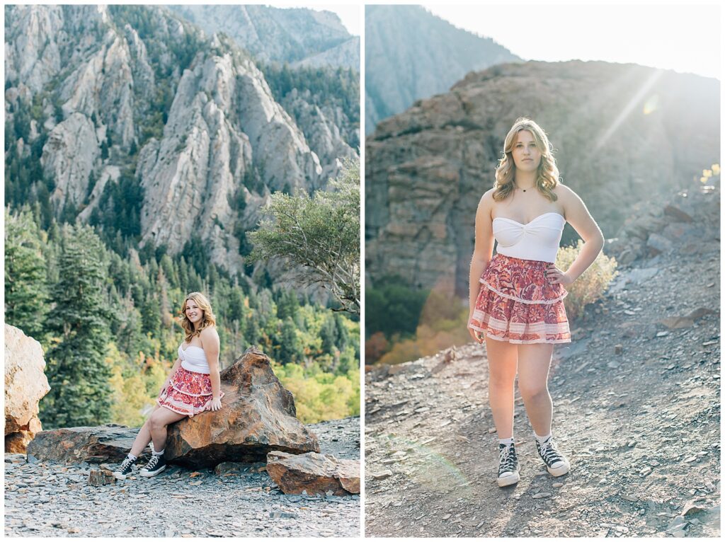 Mountain Senior Photos Fall Waterford