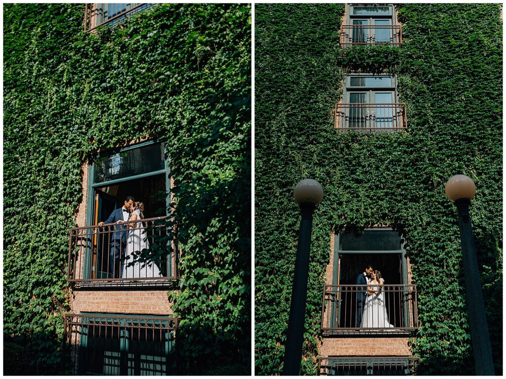 Rainy Downtown Chicago Wedding Ivy Room