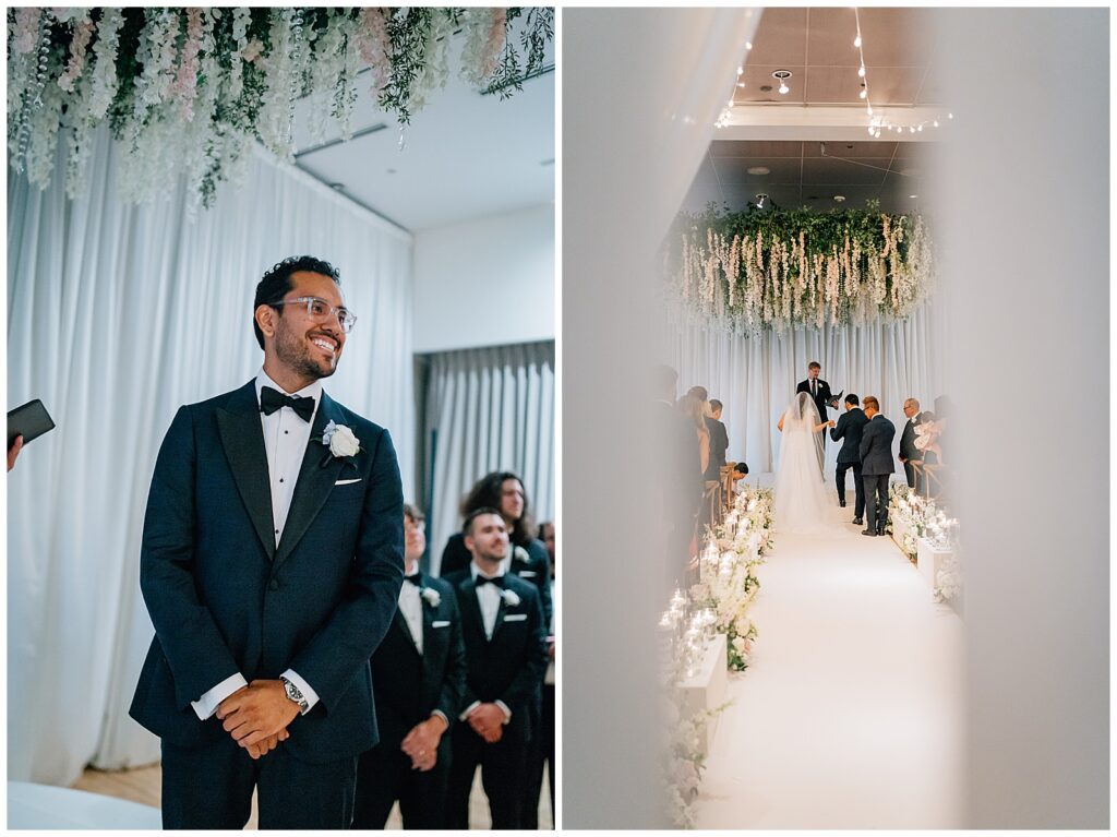 Rainy Downtown Chicago Wedding Ivy Room