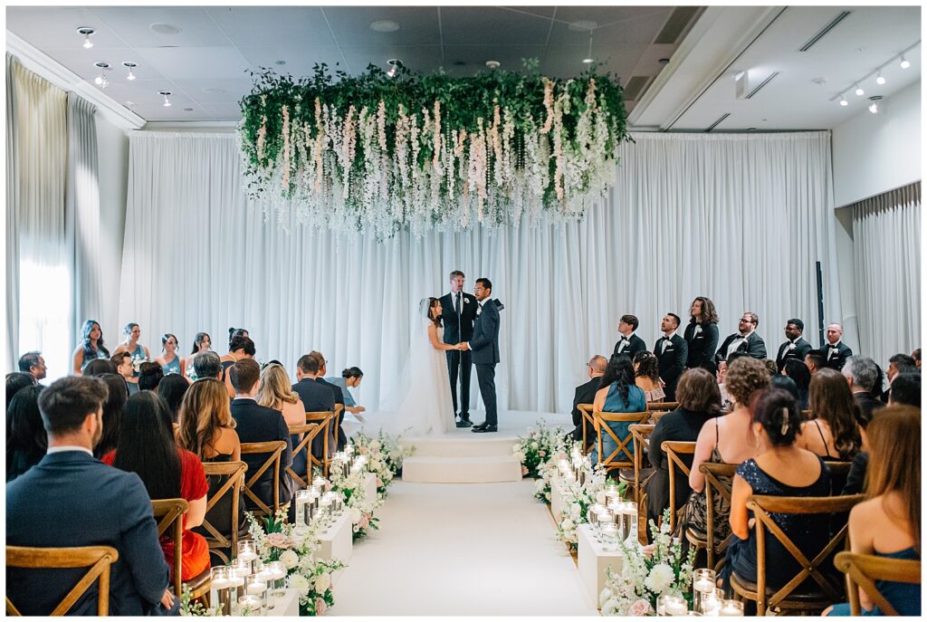 Rainy Downtown Chicago Wedding Ivy Room