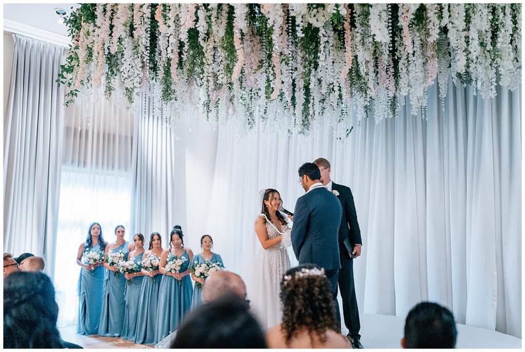 Rainy Downtown Chicago Wedding Ivy Room