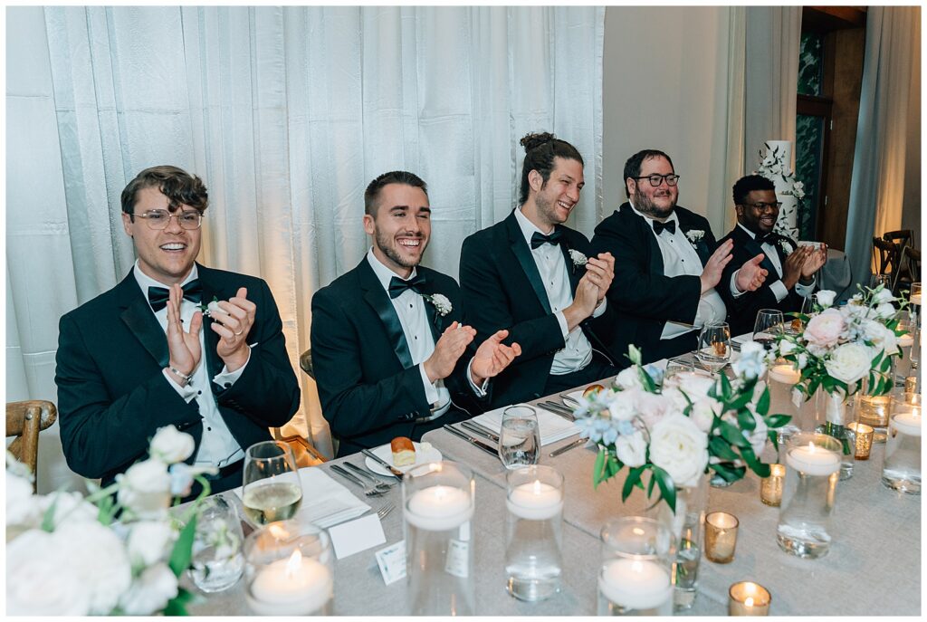 Rainy Downtown Chicago Wedding Ivy Room