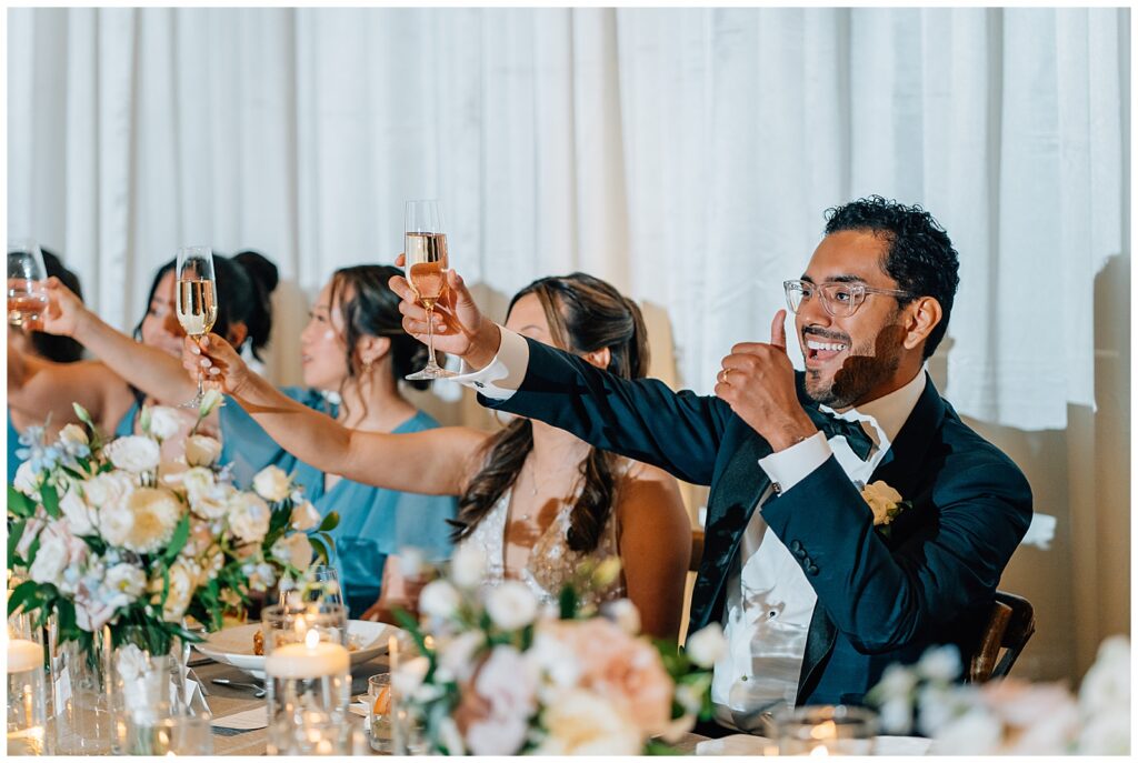 Rainy Downtown Chicago Wedding Ivy Room