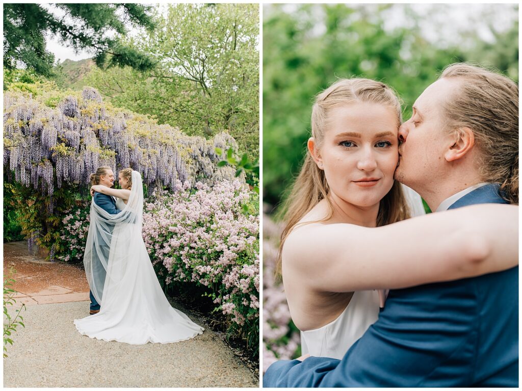 Red Butte Garden Spring Salt Lake City Wedding Caili Chung