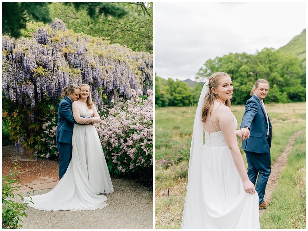 Red Butte Garden Spring Salt Lake City Wedding Caili Chung