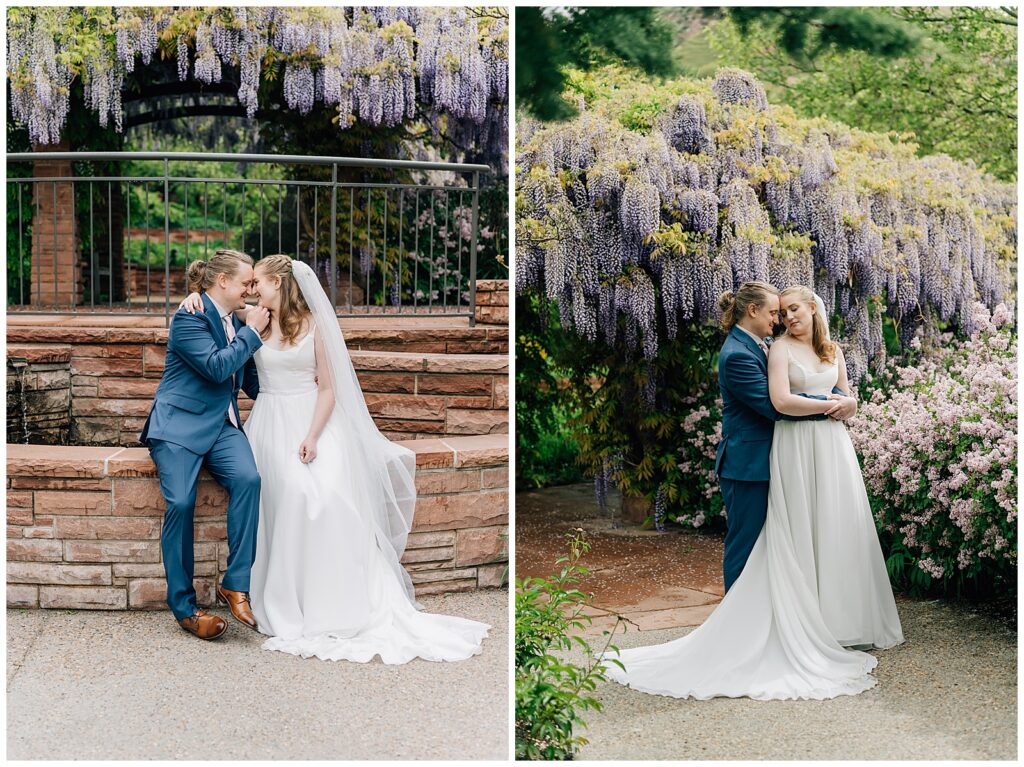 Red Butte Garden Spring Salt Lake City Wedding Caili Chung