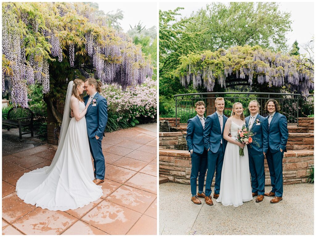 Red Butte Garden Spring Salt Lake City Wedding Caili Chung