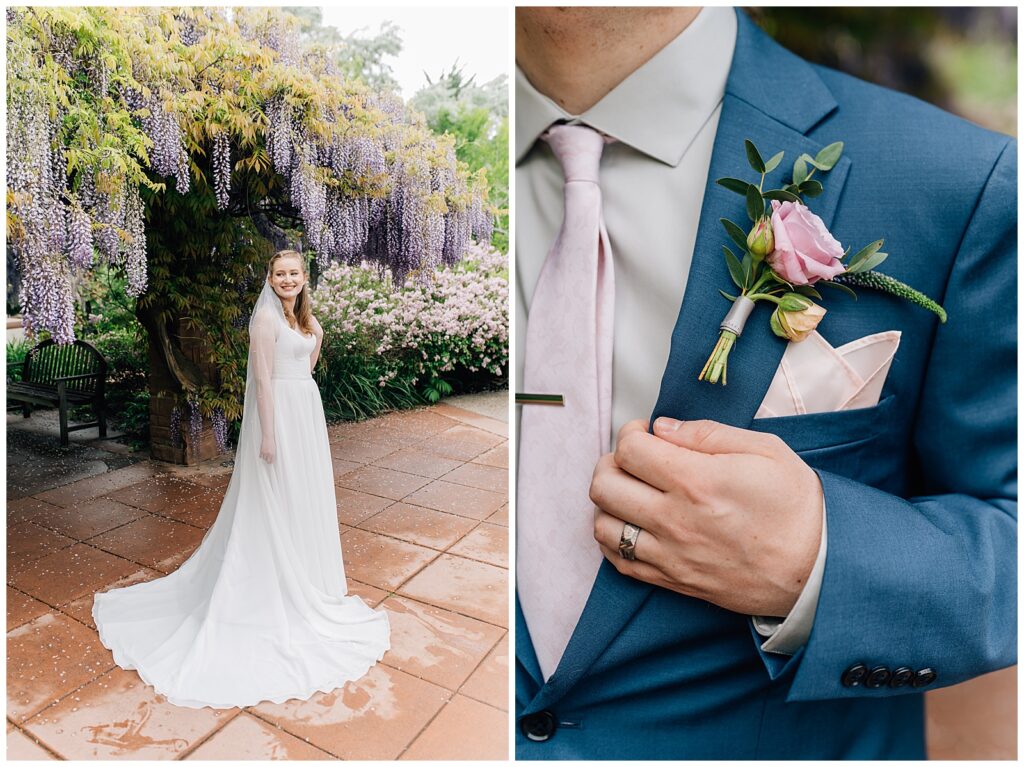 Red Butte Garden Spring Salt Lake City Wedding Caili Chung