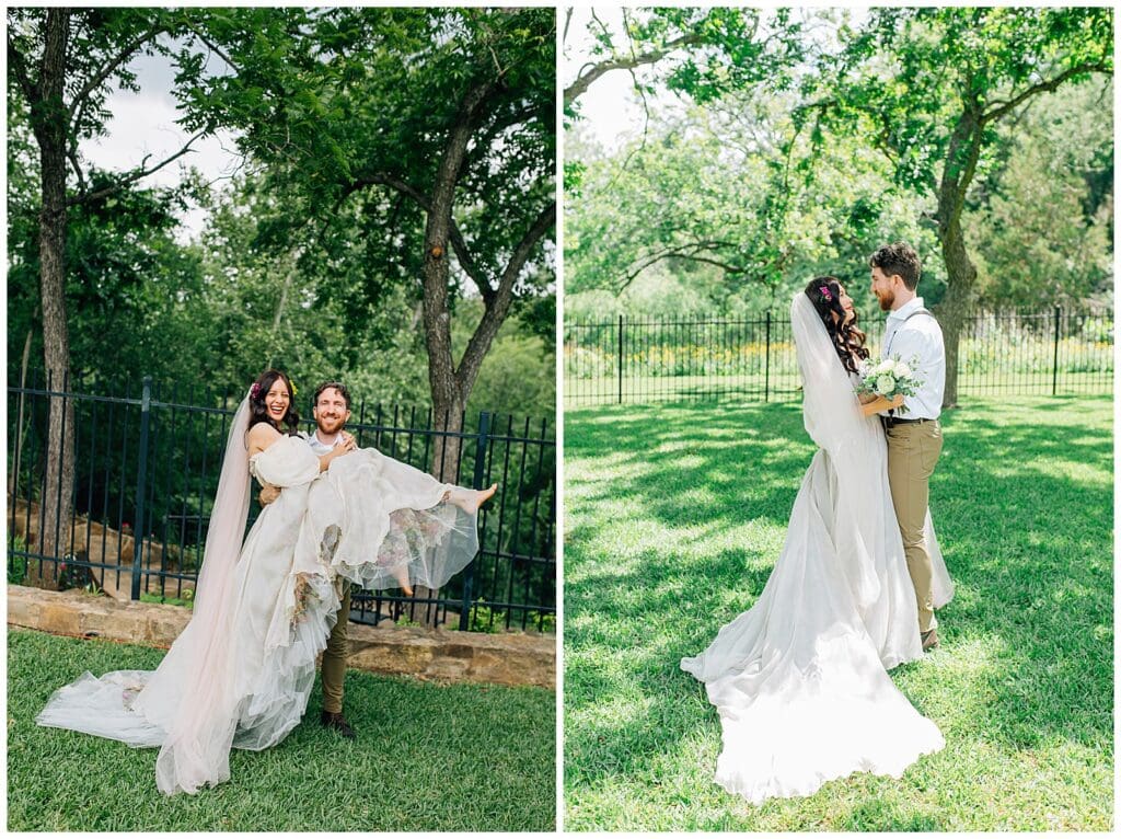Hill Country Austin TX Backyard Wedding Caili Chung