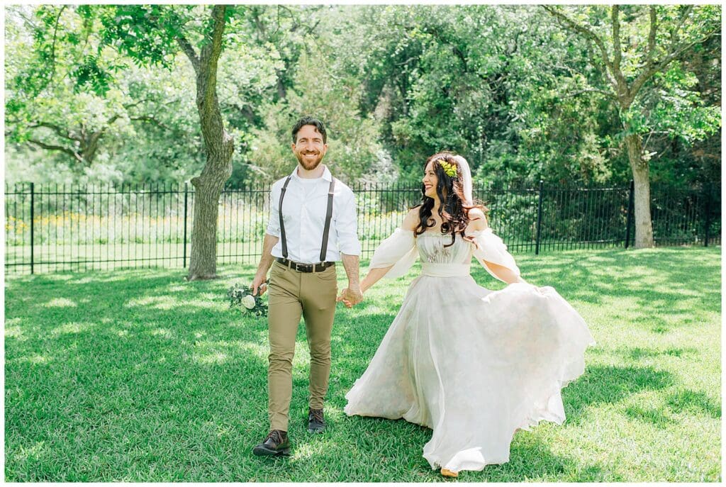 Hill Country Austin TX Backyard Wedding Caili Chung