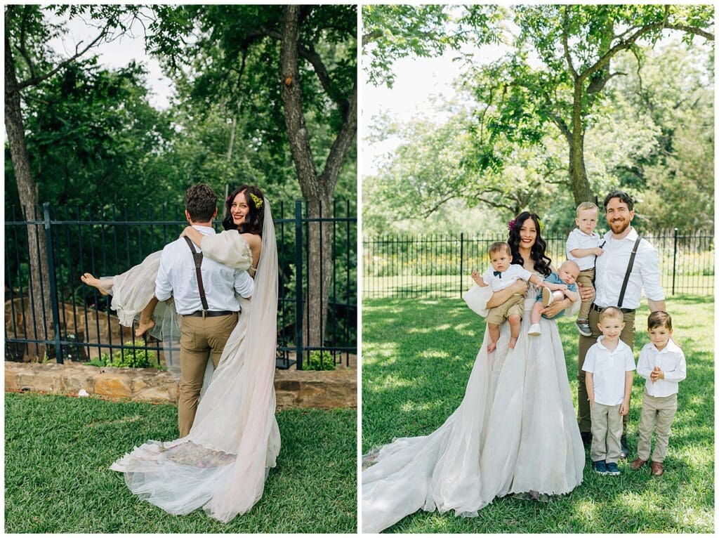 Hill Country Austin TX Backyard Wedding Caili Chung