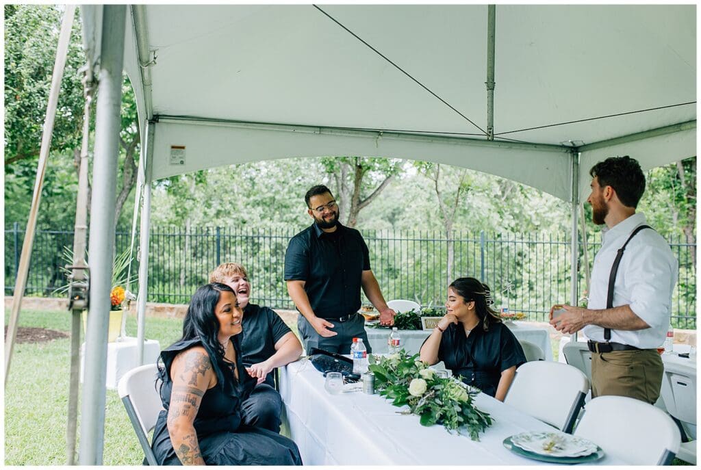 Hill Country Austin TX Backyard Wedding Caili Chung