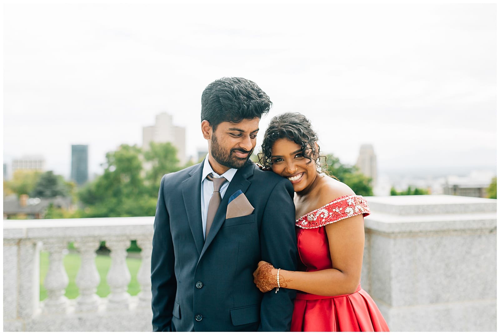 Salt Lake Utah Engagement Photos Capitol Building