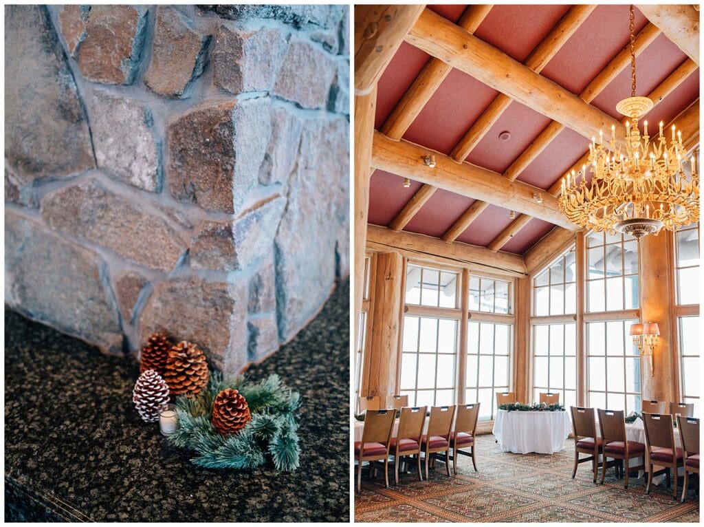 Winter Snowy Ski Resort Wedding Snowbasin Needles Caili Chung January