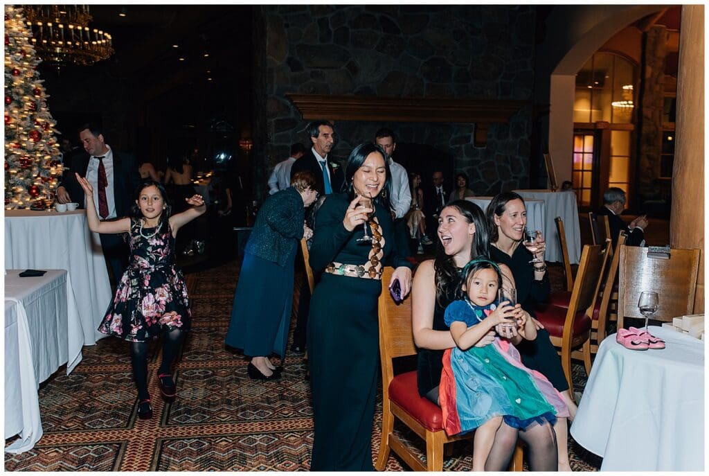 Winter Snowy Ski Resort Wedding Snowbasin Needles Caili Chung January