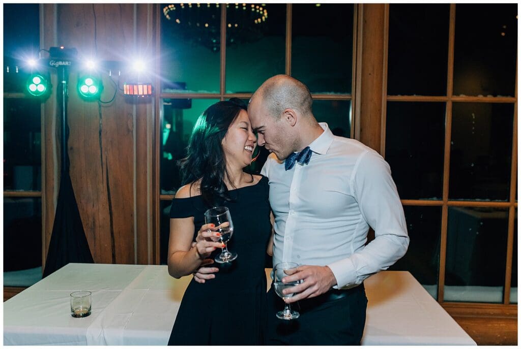 Winter Snowy Ski Resort Wedding Snowbasin Needles Caili Chung January