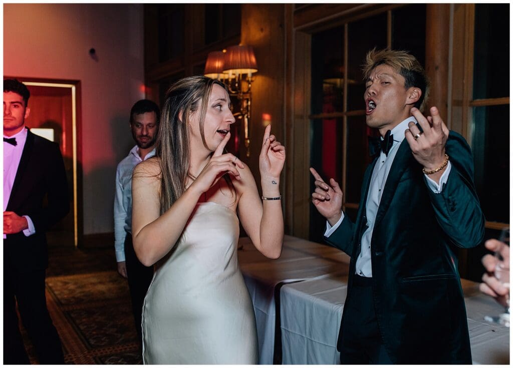 Winter Snowy Ski Resort Wedding Snowbasin Needles Caili Chung January