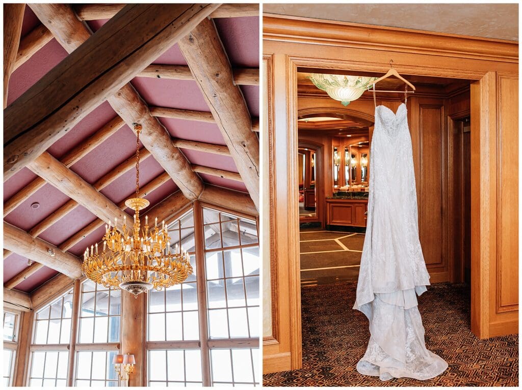 Winter Snowy Ski Resort Wedding Snowbasin Needles Caili Chung January