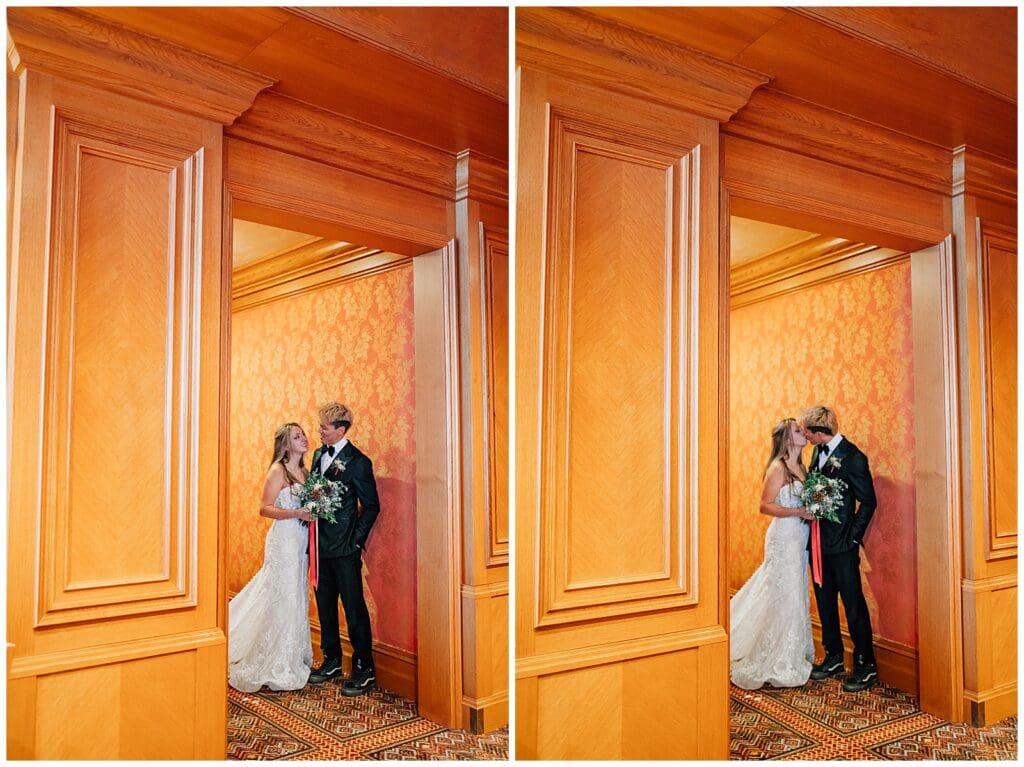 Winter Snowy Ski Resort Wedding Snowbasin Needles Caili Chung January