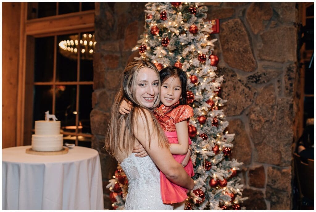 Winter Snowy Ski Resort Wedding Snowbasin Needles Caili Chung January