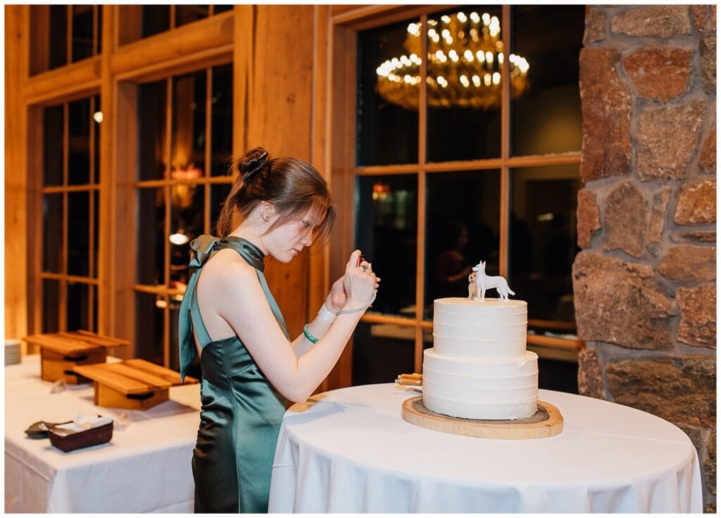 Winter Snowy Ski Resort Wedding Snowbasin Needles Caili Chung January