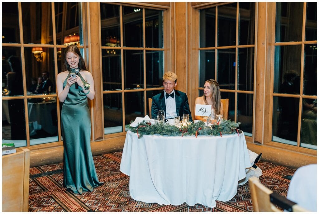 Winter Snowy Ski Resort Wedding Snowbasin Needles Caili Chung January