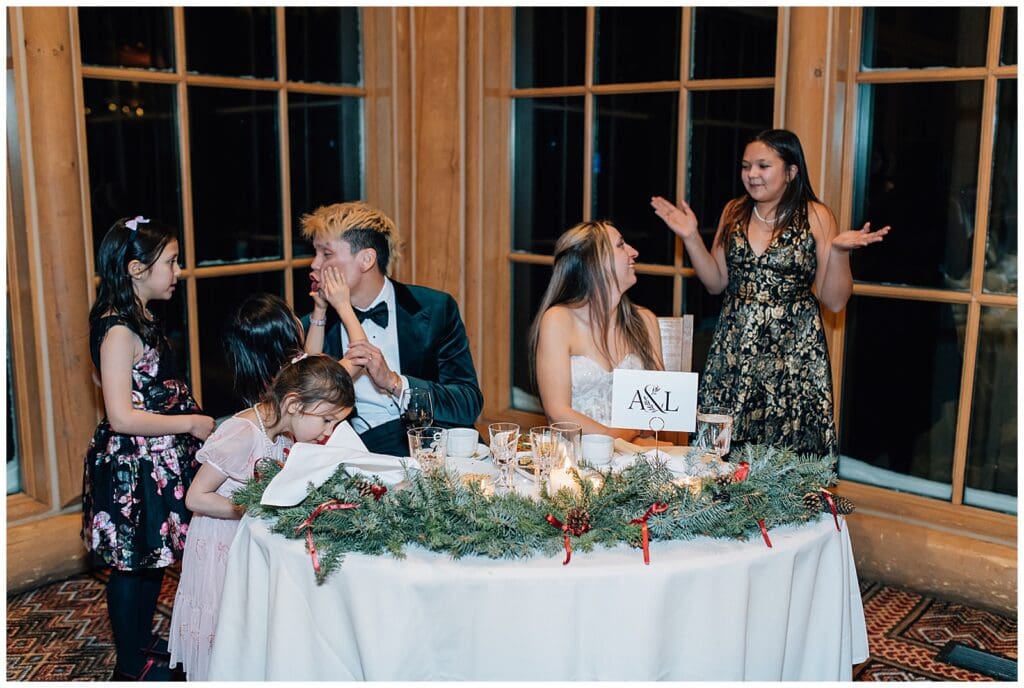 Winter Snowy Ski Resort Wedding Snowbasin Needles Caili Chung January