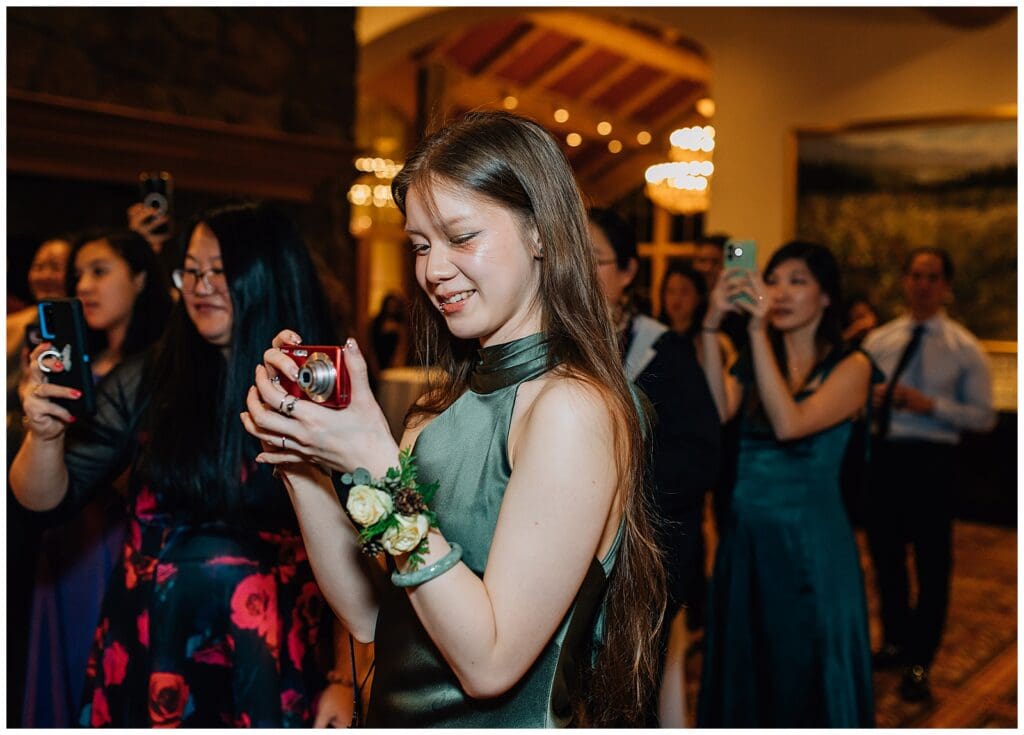 Winter Snowy Ski Resort Wedding Snowbasin Needles Caili Chung January