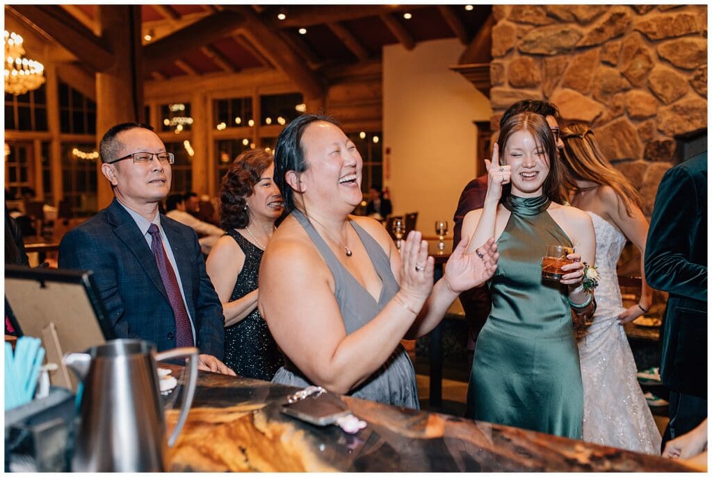 Winter Snowy Ski Resort Wedding Snowbasin Needles Caili Chung January